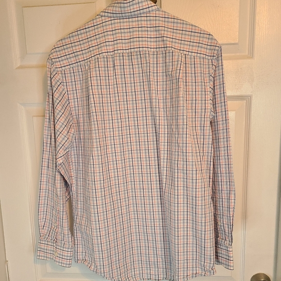 (1126) Jos. A. Banks Men's Classic Oxford Dress Shirt, Size: Small Color: Stripe - Picture 12 of 14
